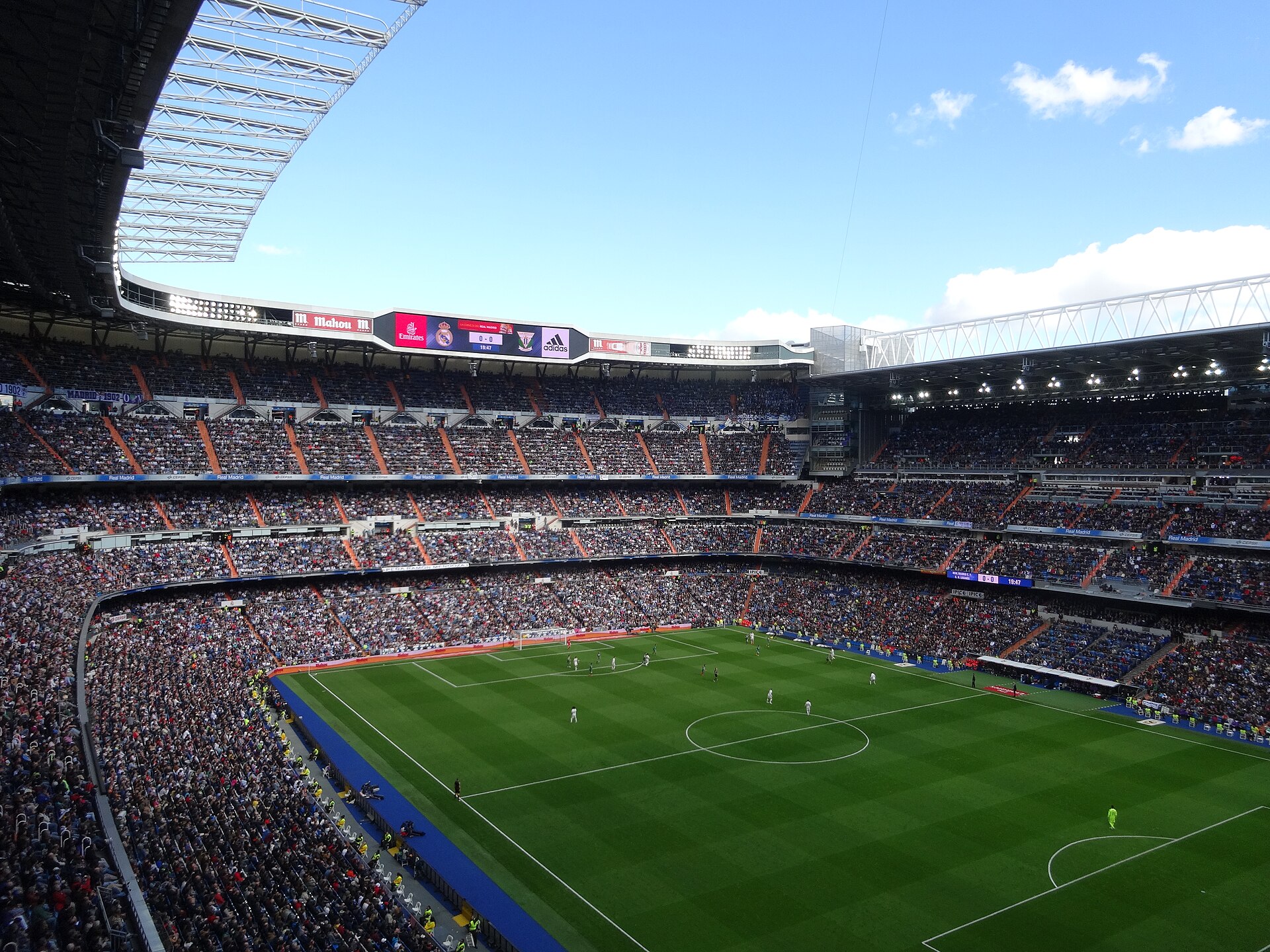 Una fotografia di Estadio Santiago Bernabéu