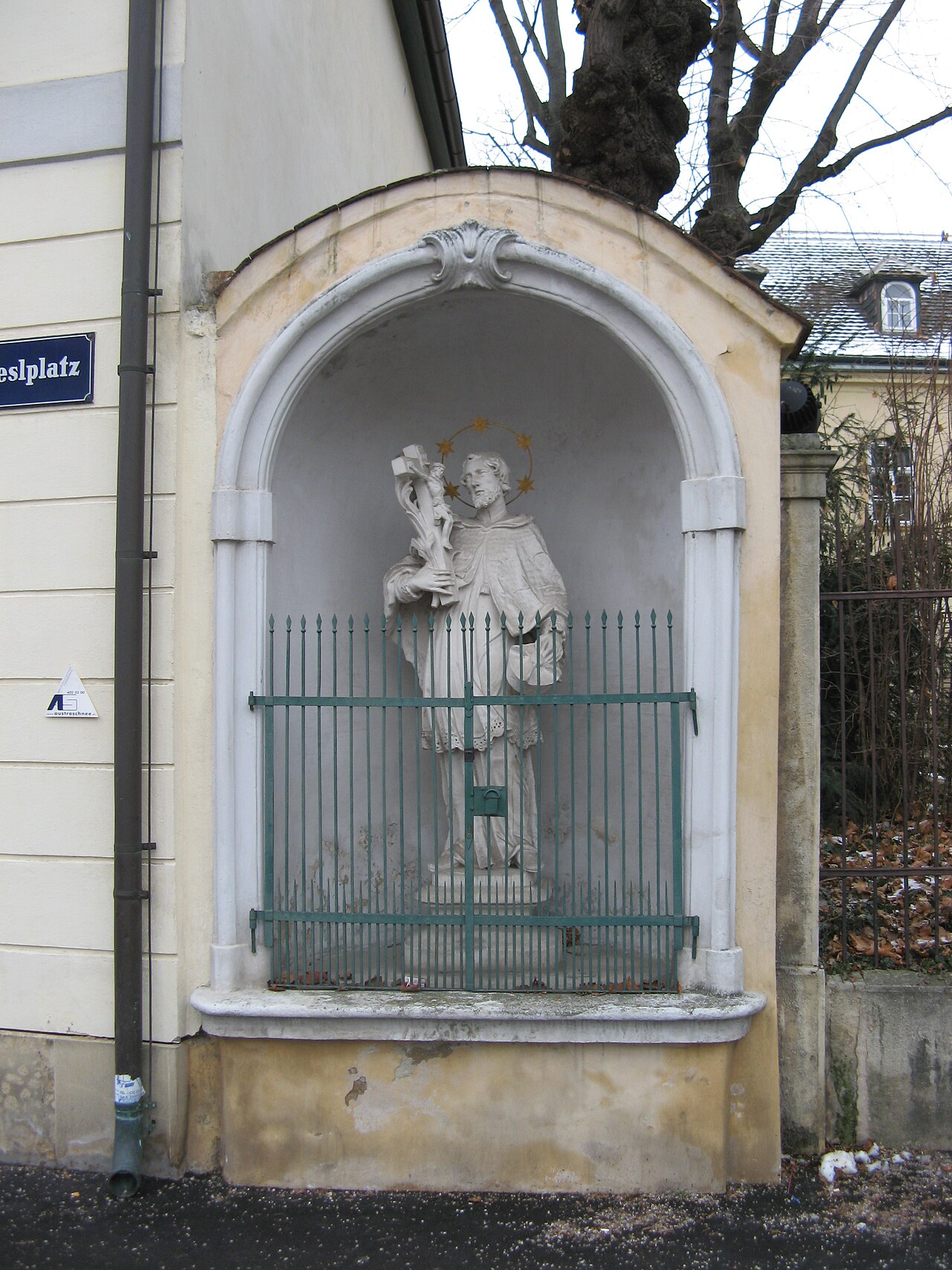 Estatua de San Juan Nepomuceno, Khleslplatz