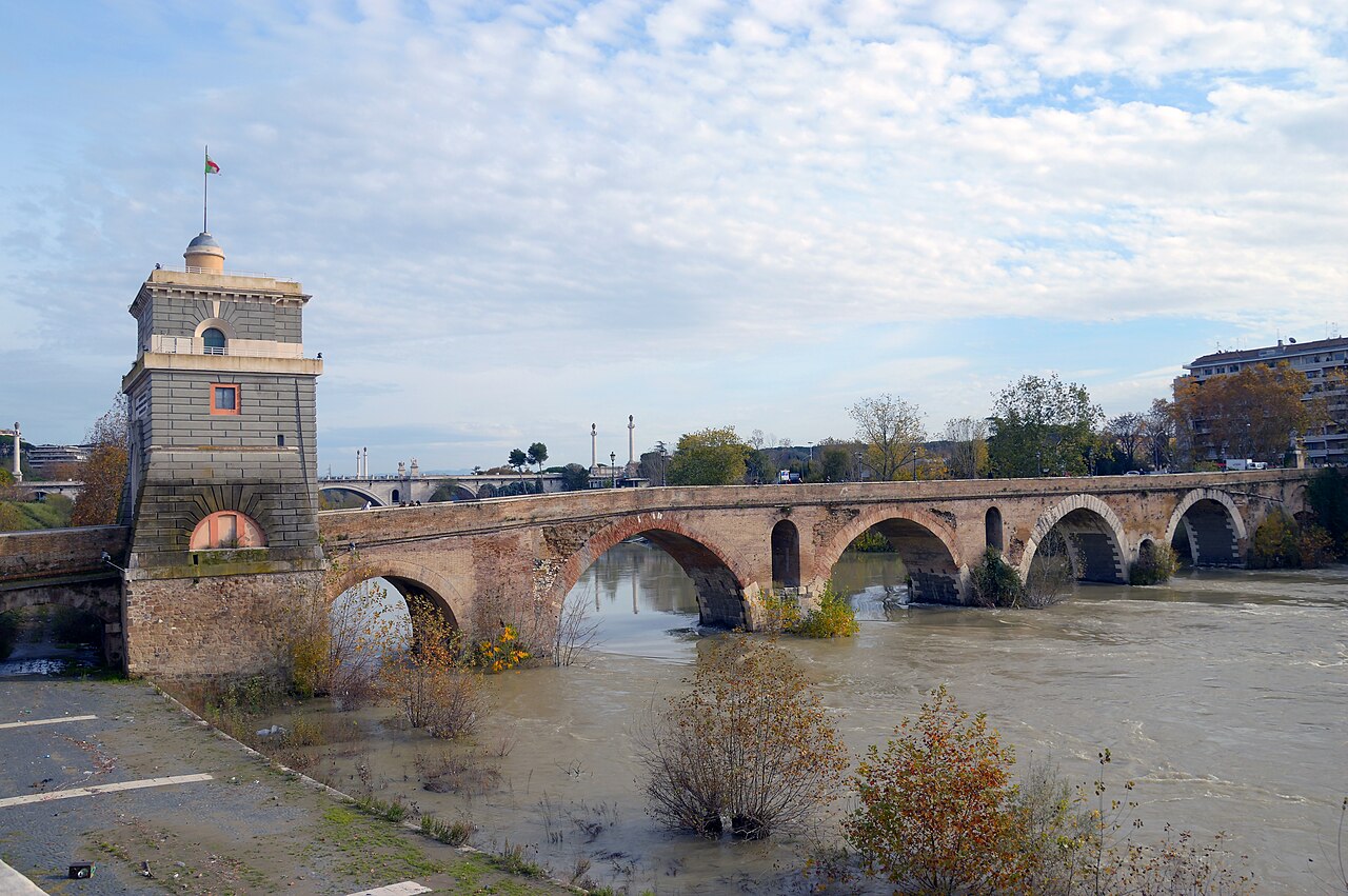 A photograph of Ponte Milvio