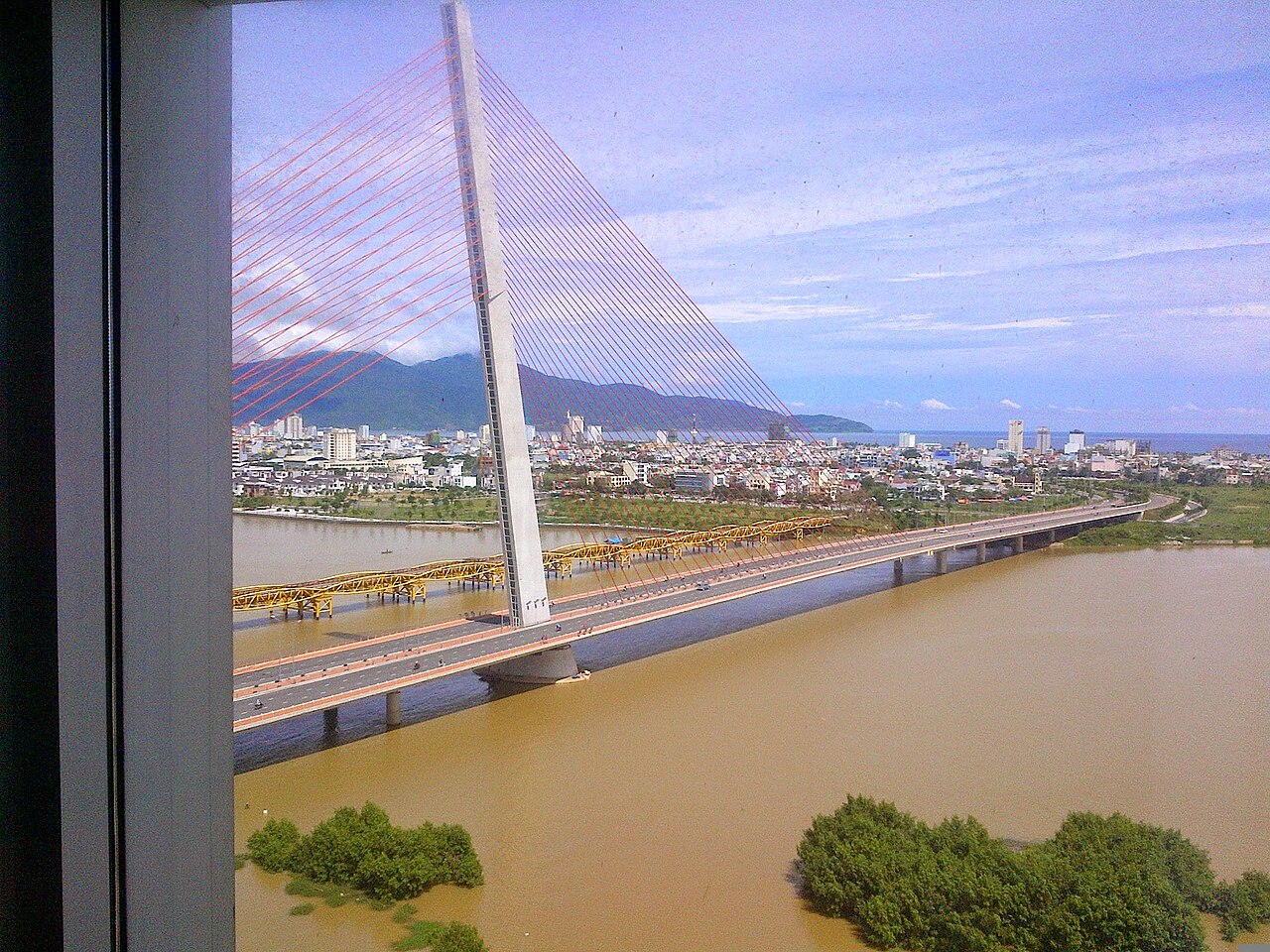 A photograph of Tran Thi Ly Bridge
