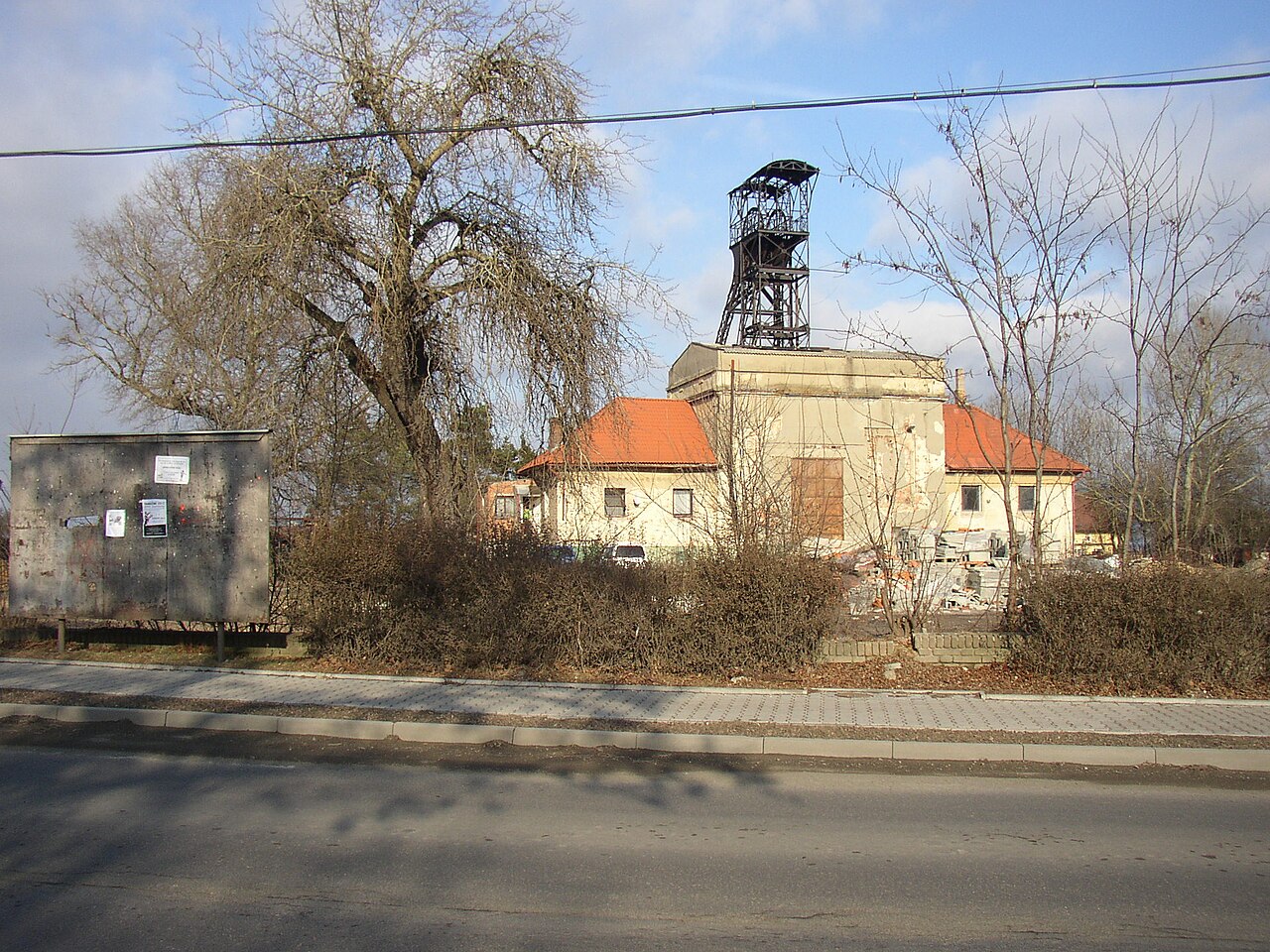 Mine Shaft Headframe fotoğrafı