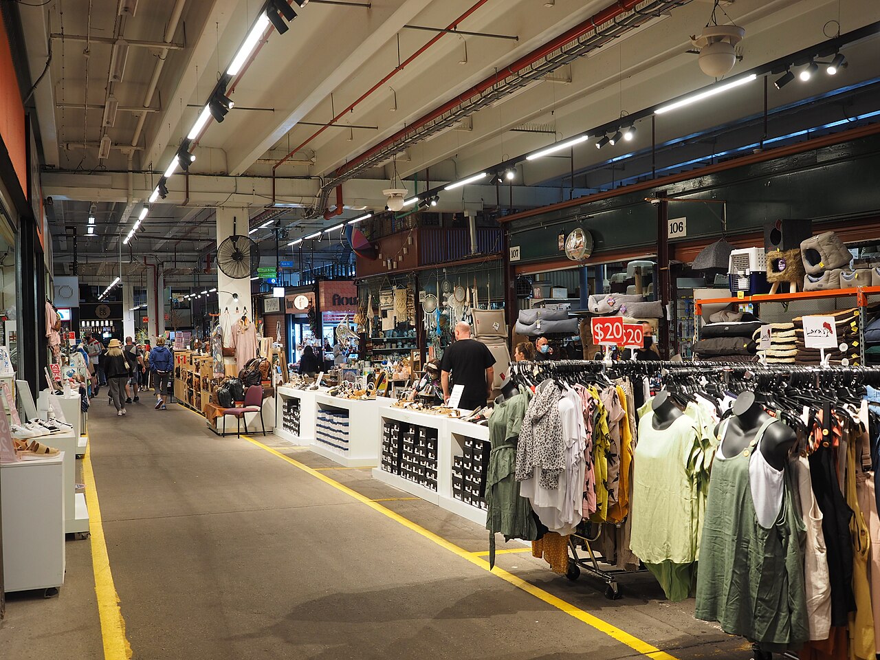 Ein Foto von South-Melbourne-Markt