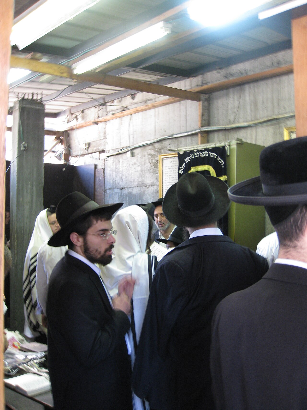 Une photographie de synagogue Itzkovitch