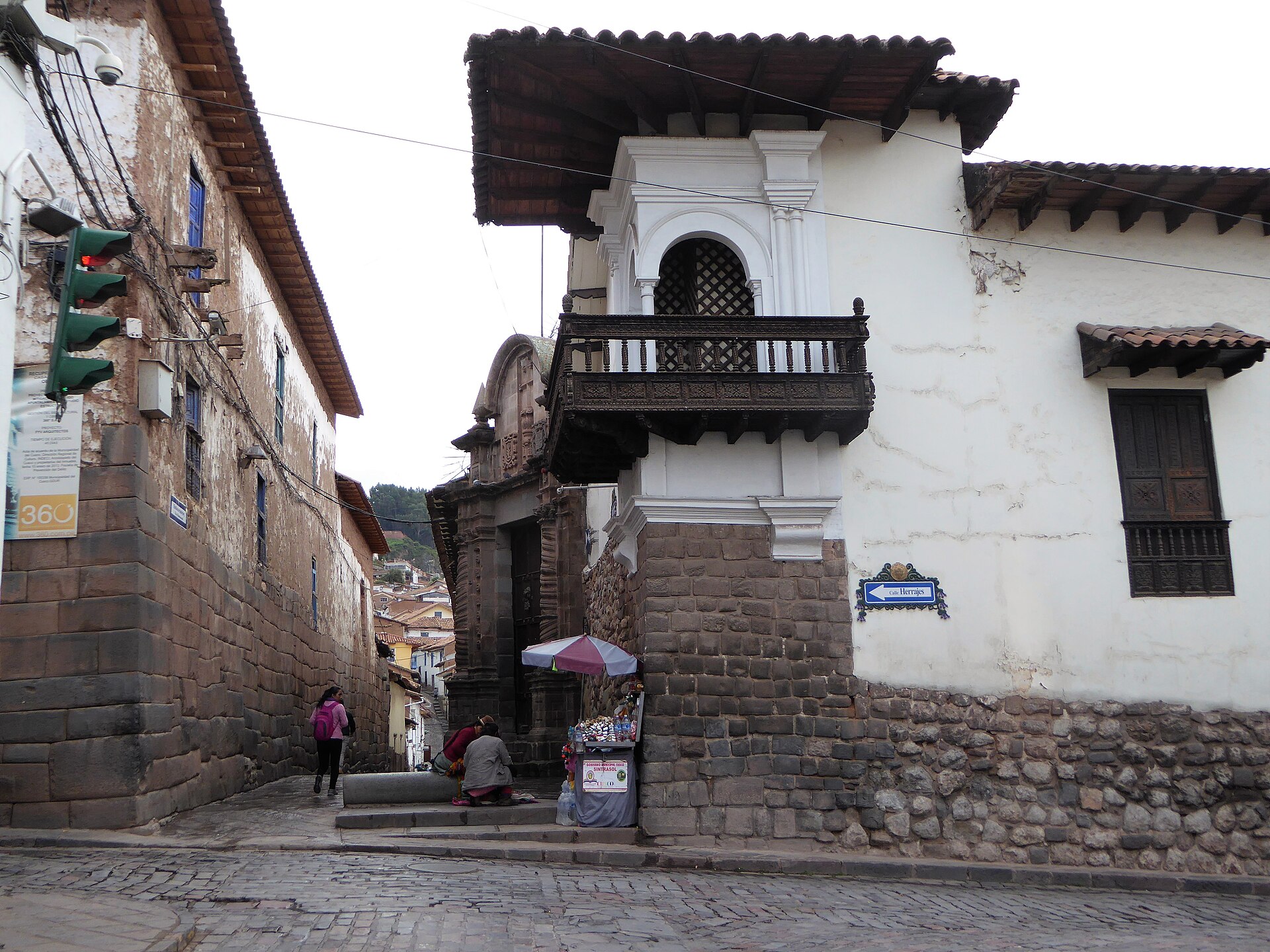A photograph of Archbishop's Palace of Cusco