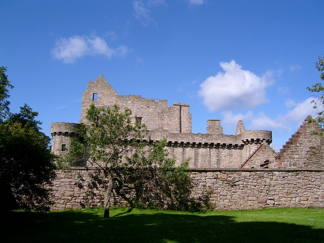 A photograph of Craigmillar Castle