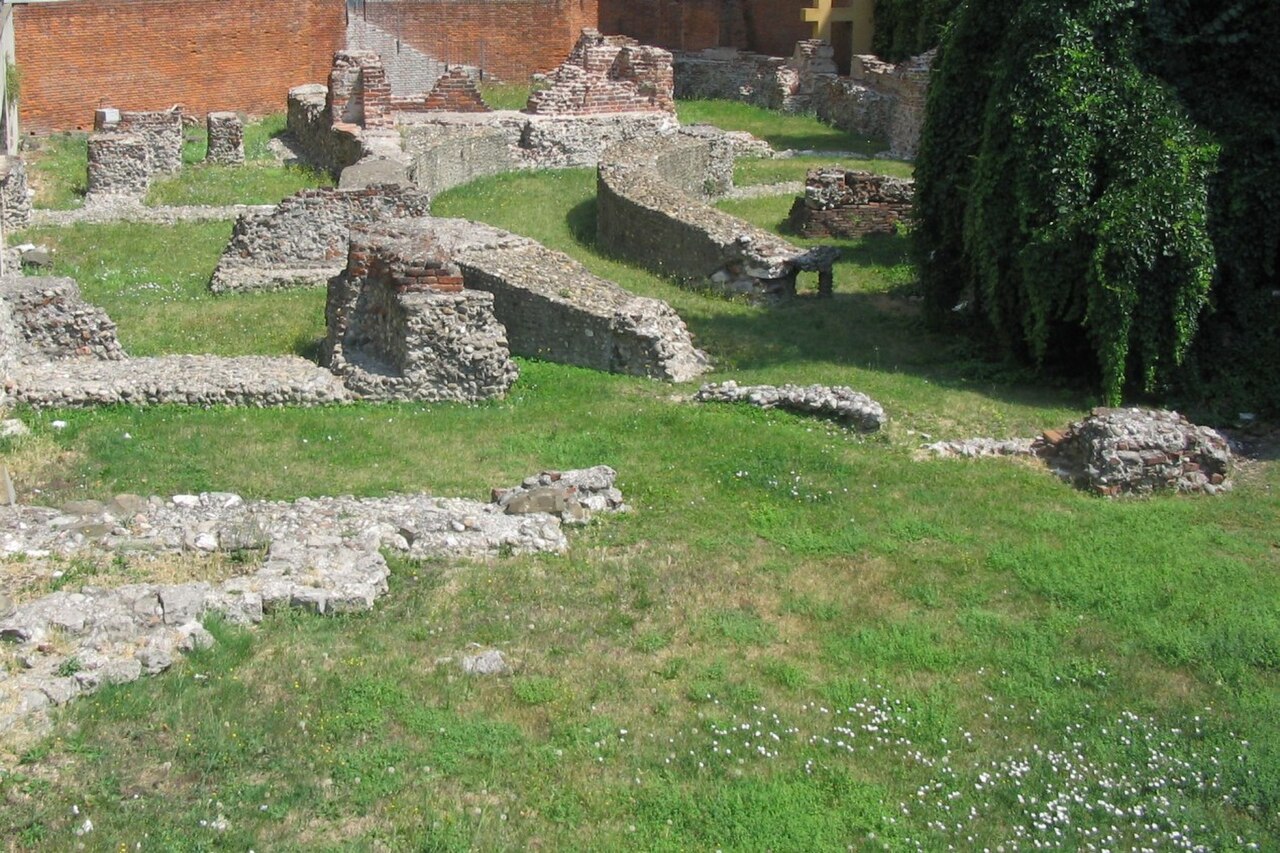 Ancient Roman imperial palace of Milan