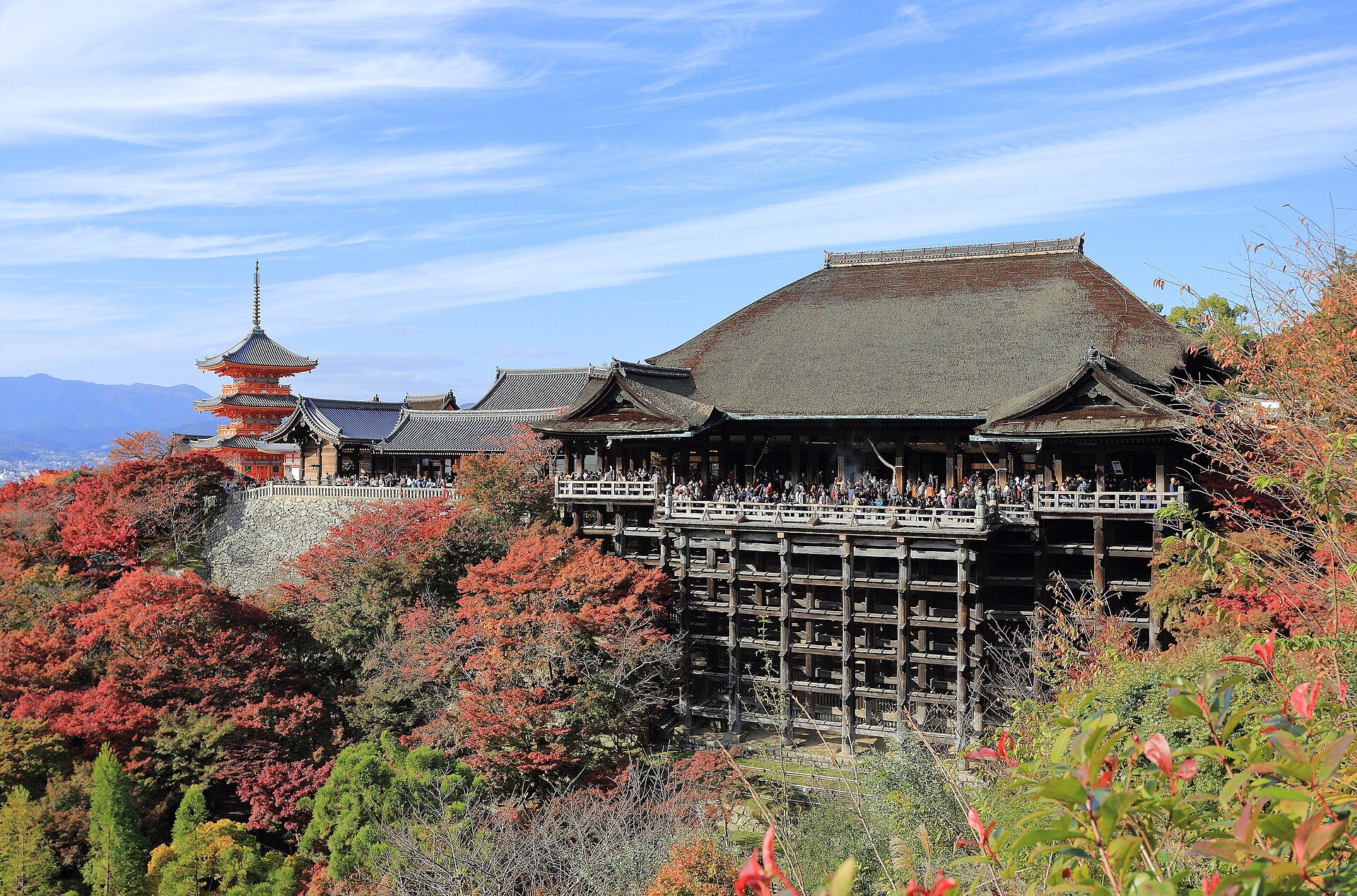 Una fotografia di Kiyomizu-dera