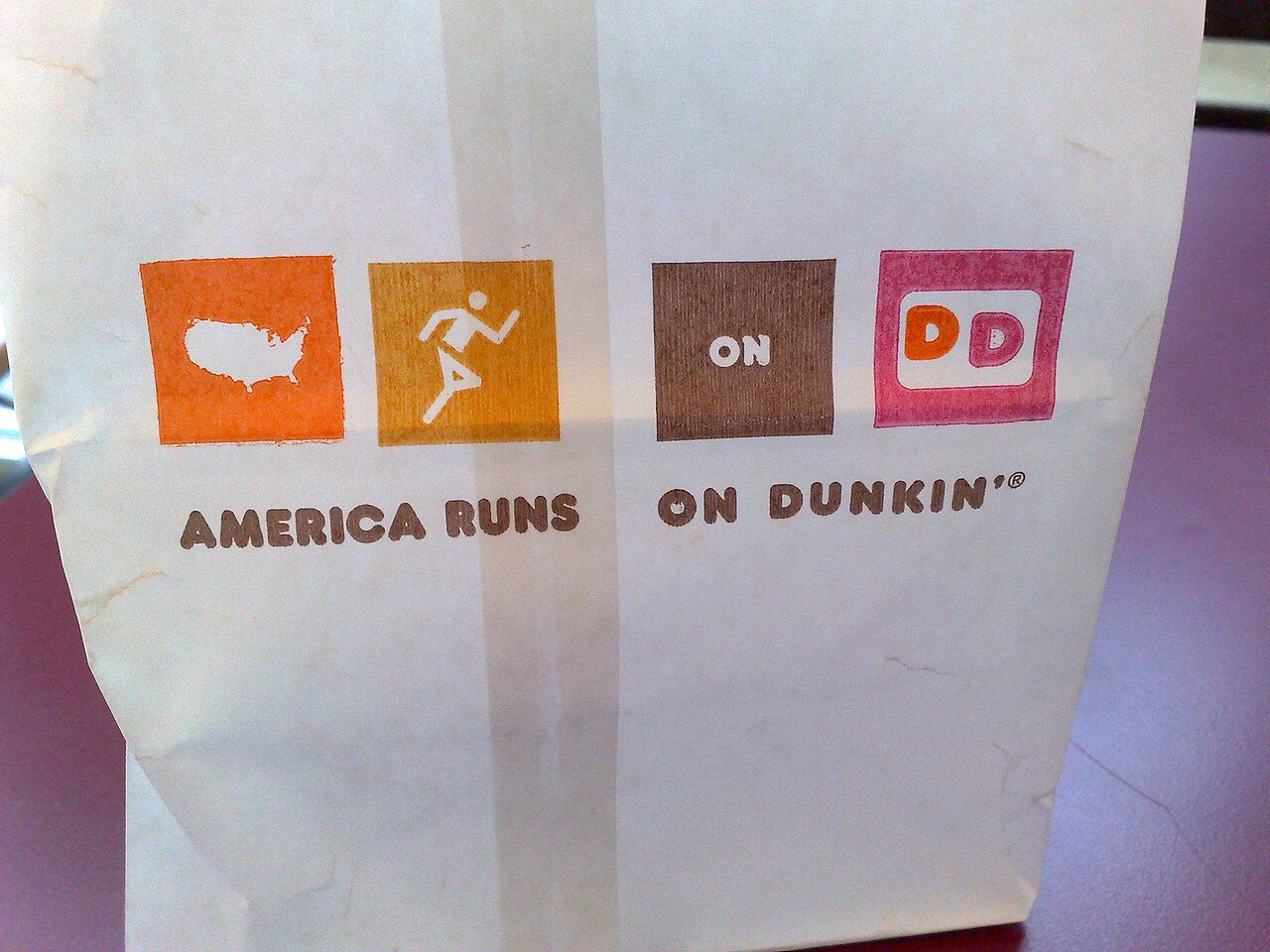 A photograph of Dunkin'