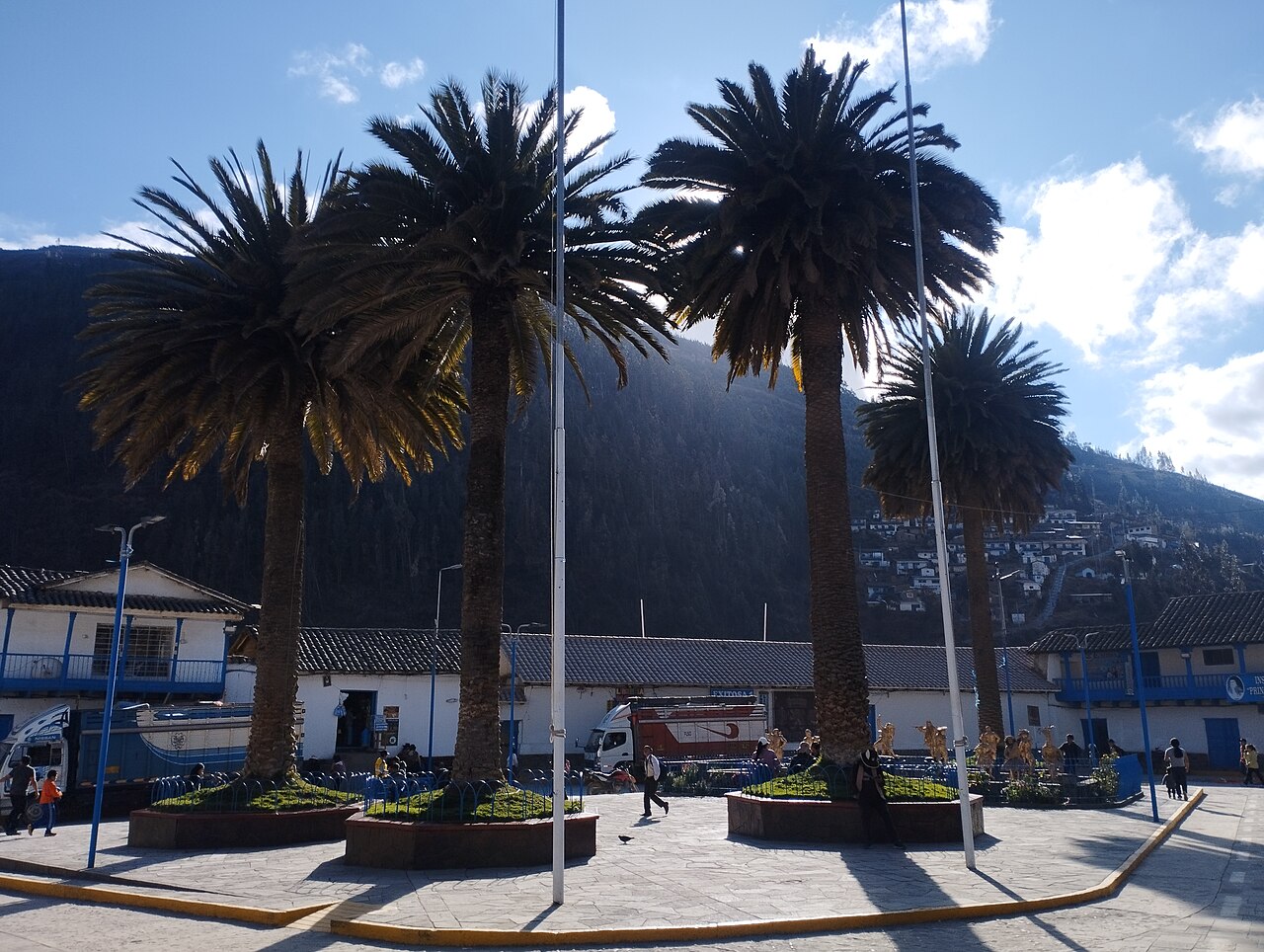 A photograph of Plaza Kukuli