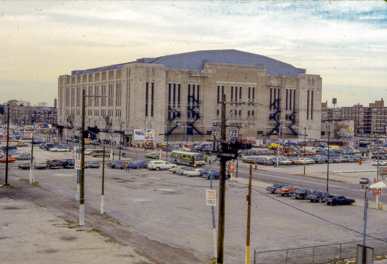 Une photographie de Chicago Stadium