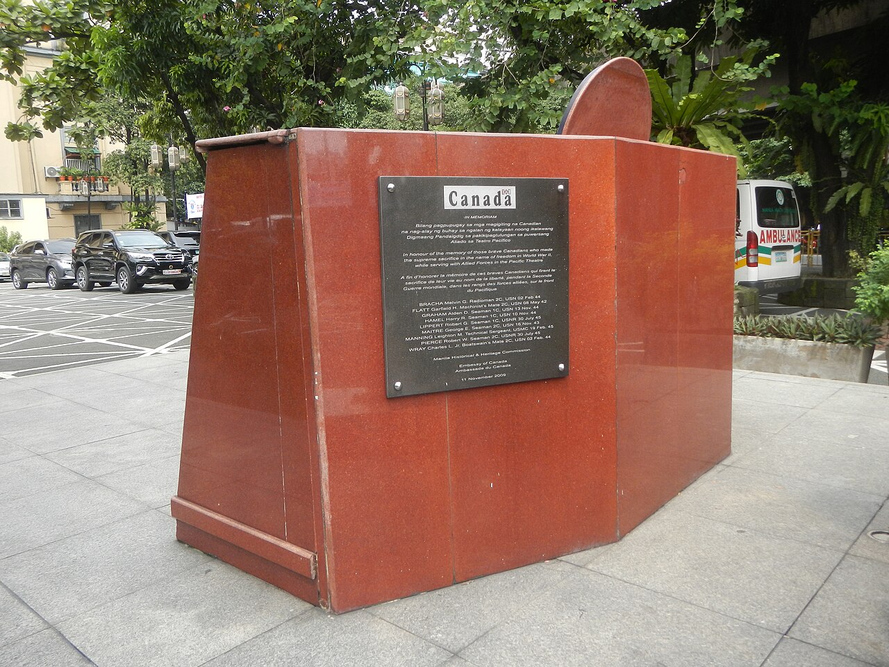 A photograph of Canada - In Memoriam