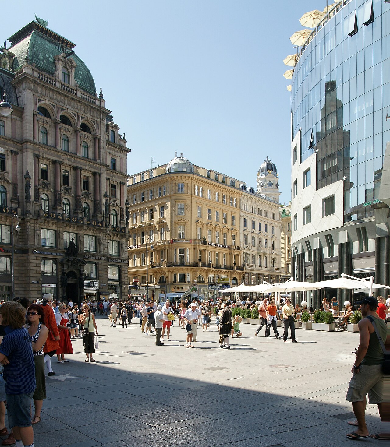 A photograph of Stephansplatz