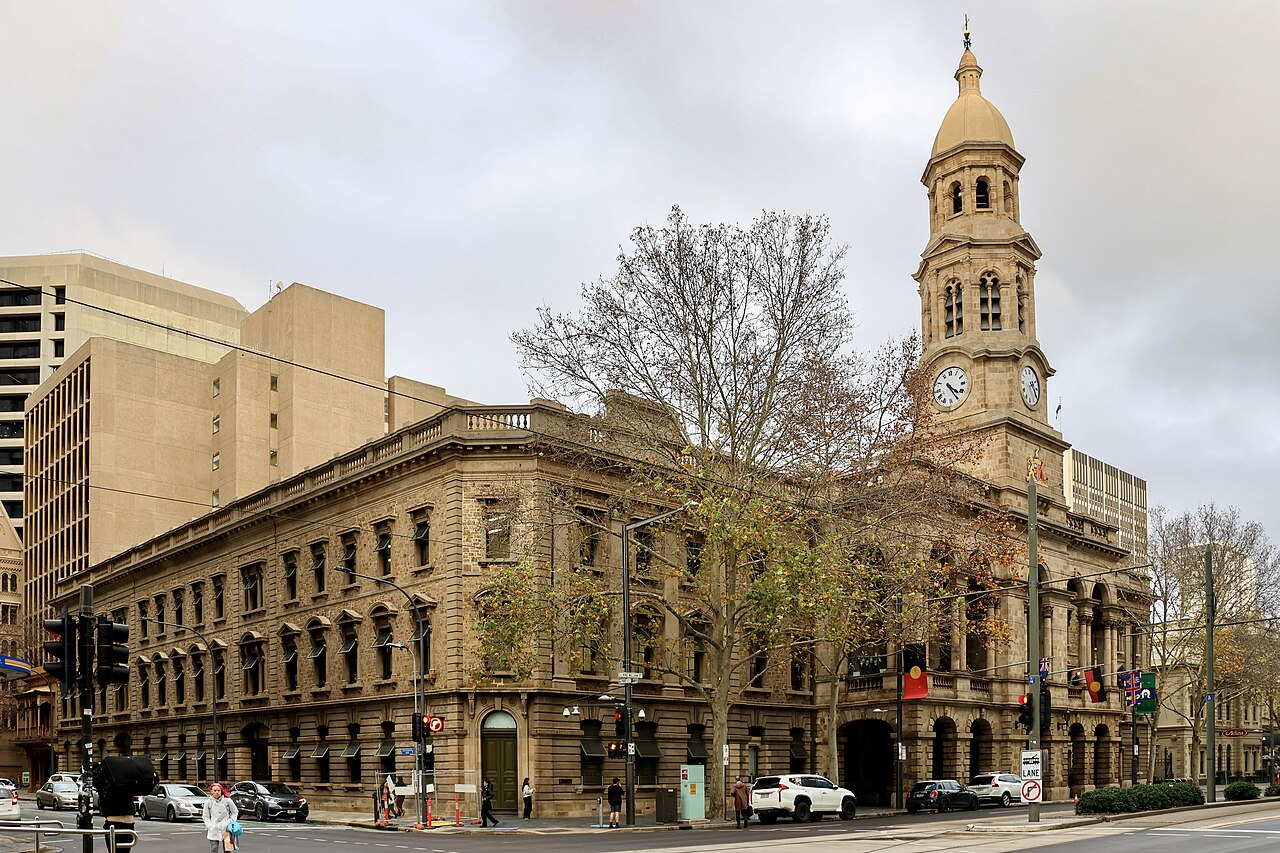A photograph of Adelaide Town Hall