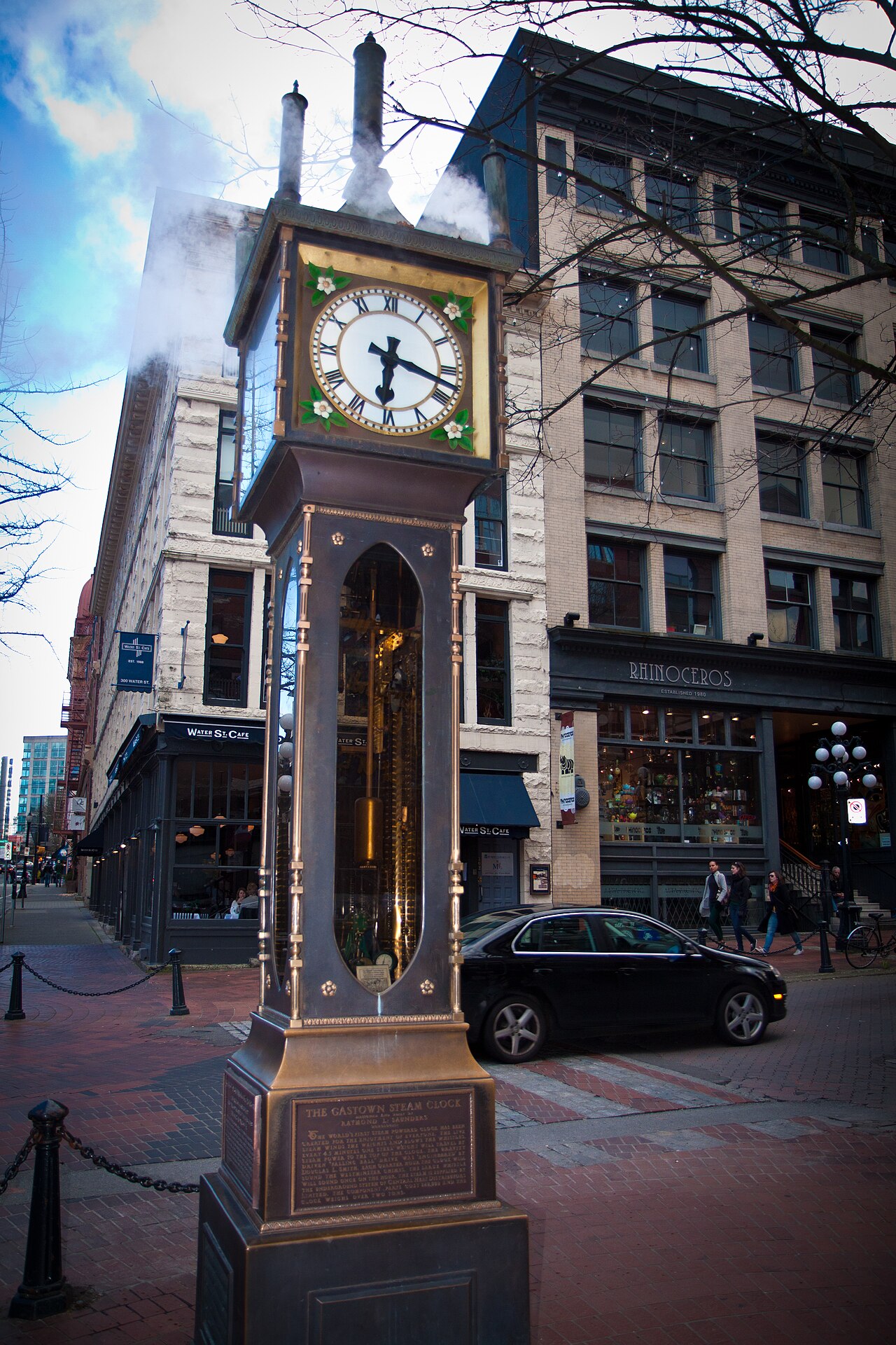 Ein Foto von Dampfuhr von Gastown