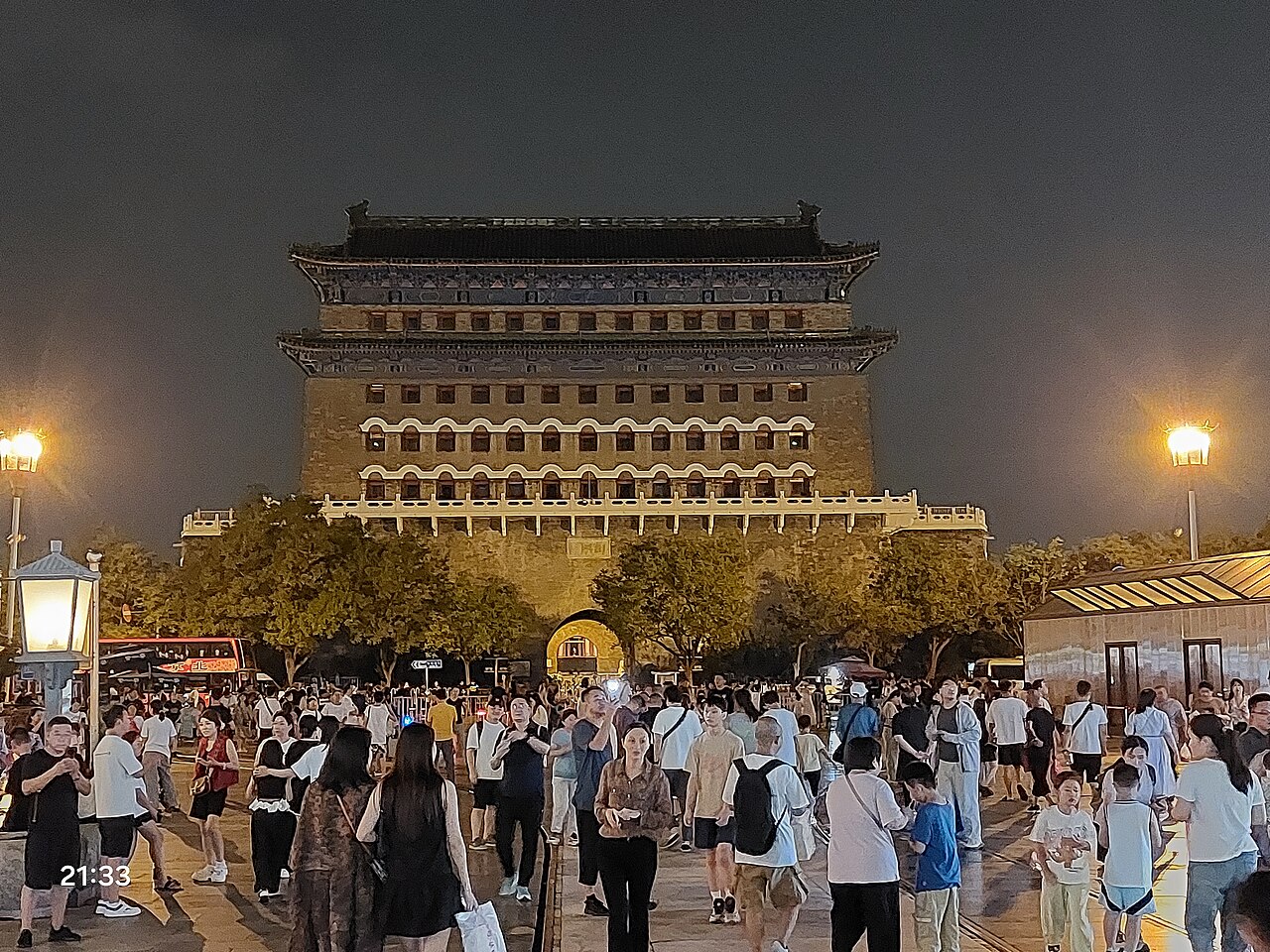 A photograph of Qianmen Street