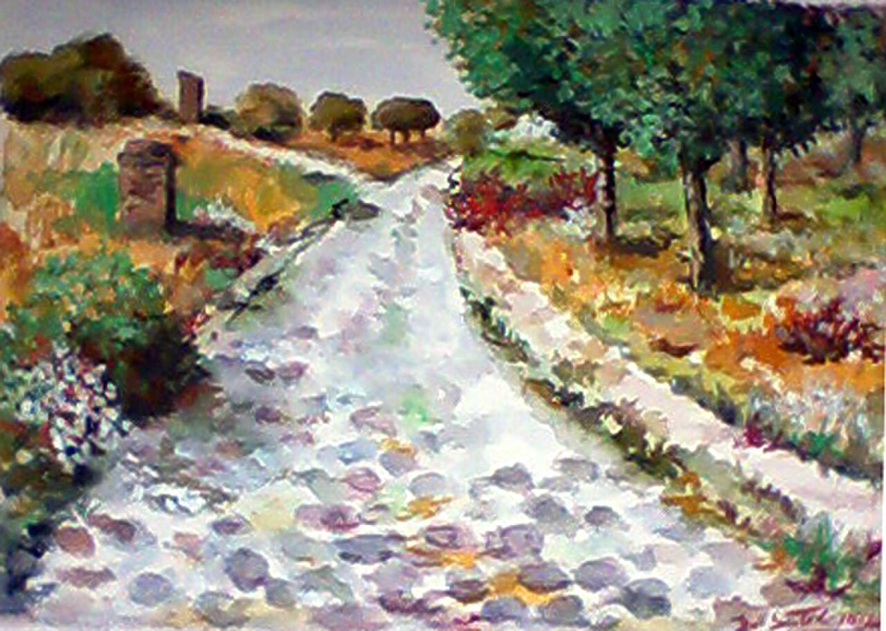 A photograph of Appian Way