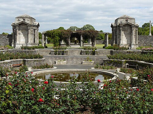 Jardins do Memorial Nacional de Guerra da Irlanda