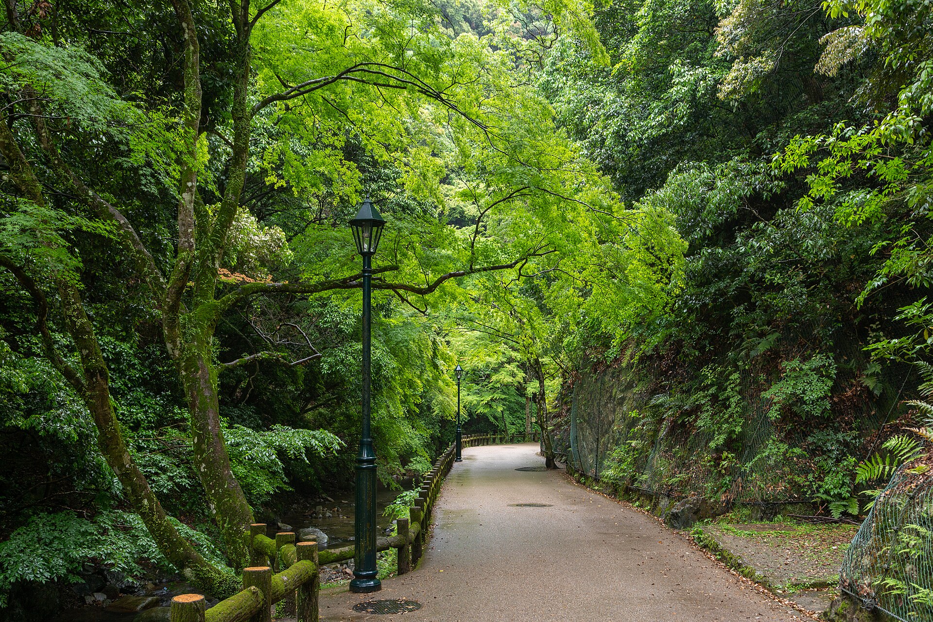 A photograph of Minoh Park
