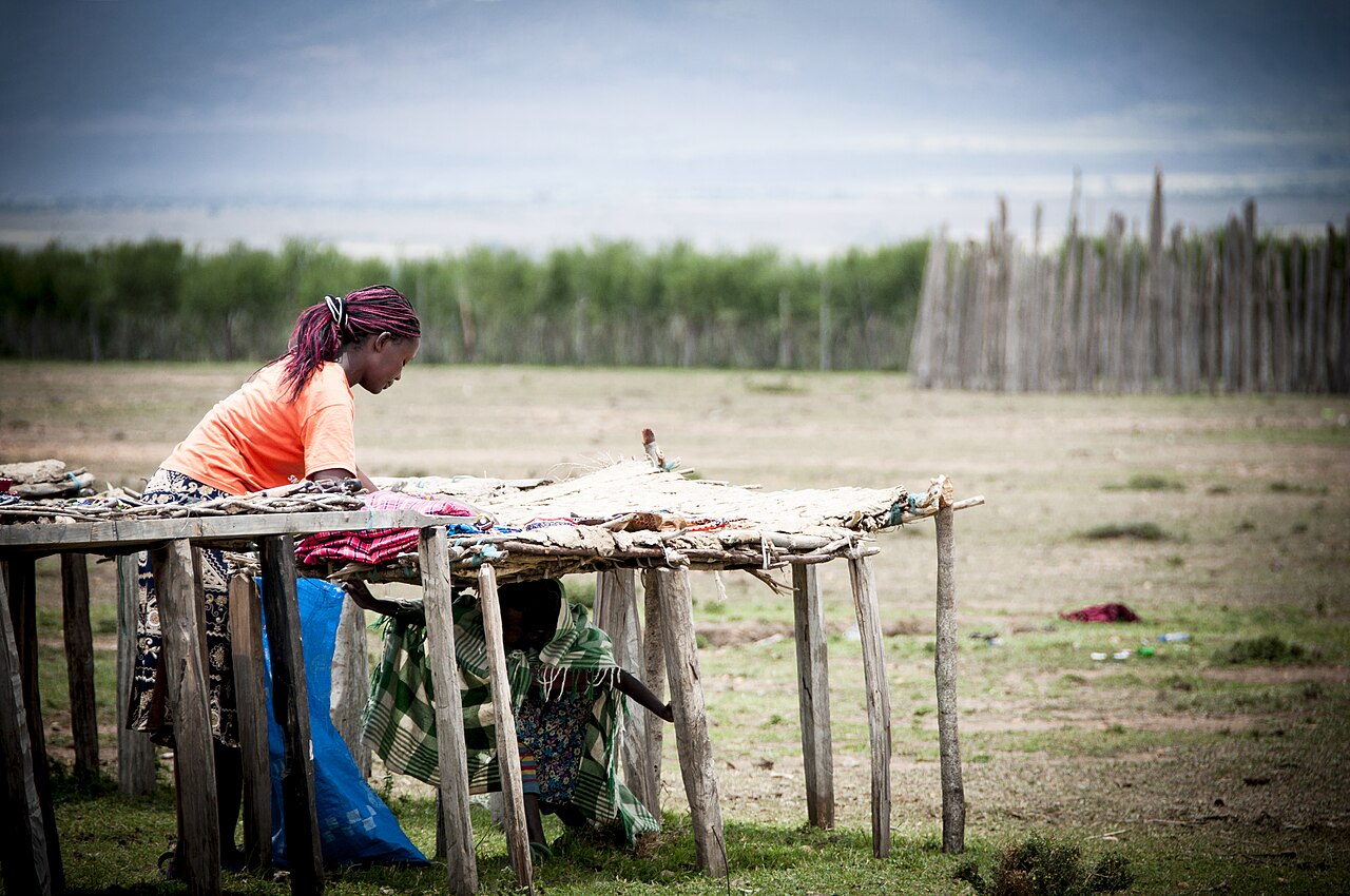 Una fotografia di Maasai market