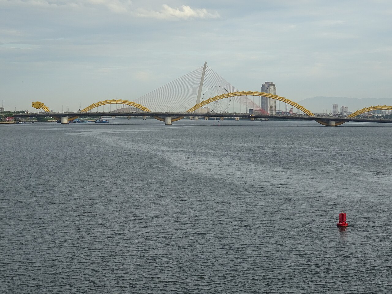 A photograph of Tran Thi Ly Bridge