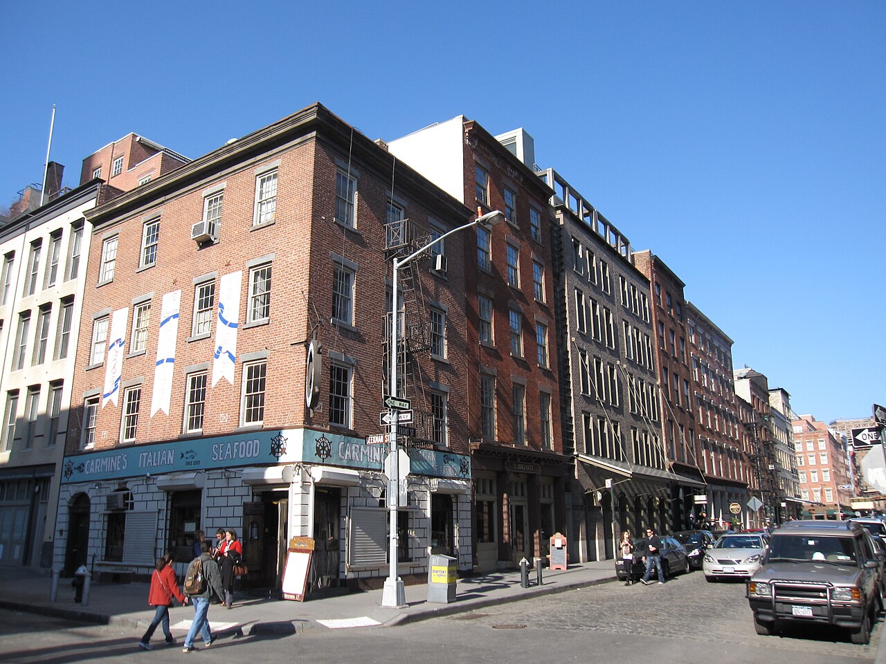 A photograph of South Street Seaport