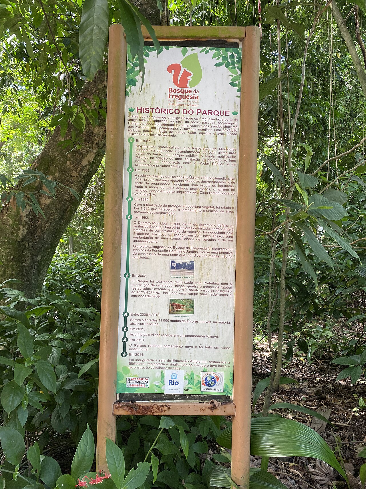 A photograph of Bosque da Barra