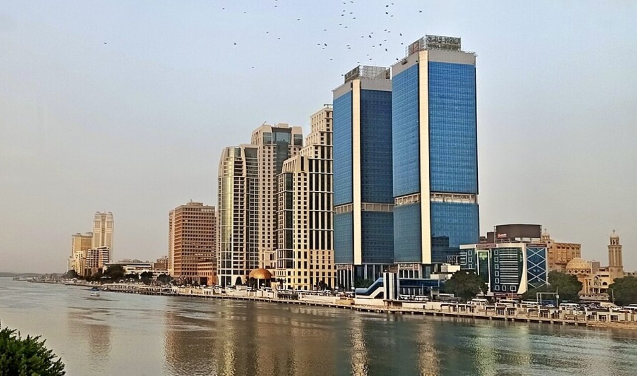 A photograph of Cairo