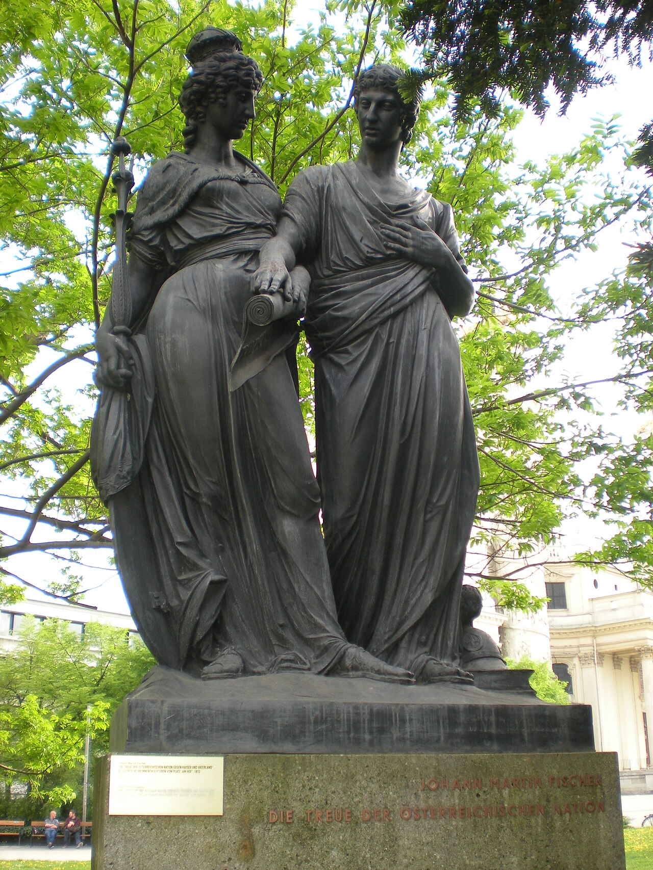 La lealtad de la nación austriaca, Karlsplatz