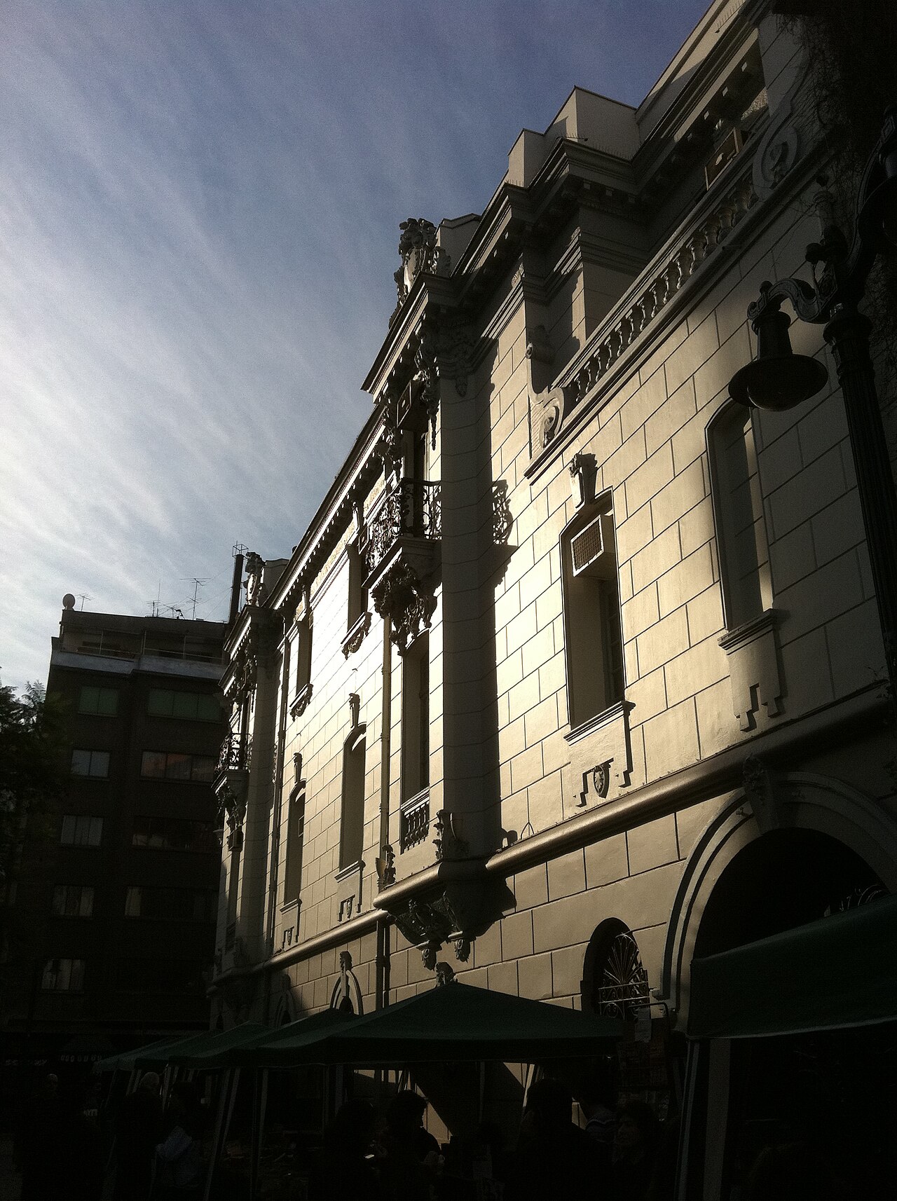 A photograph of Barrio Lastarria
