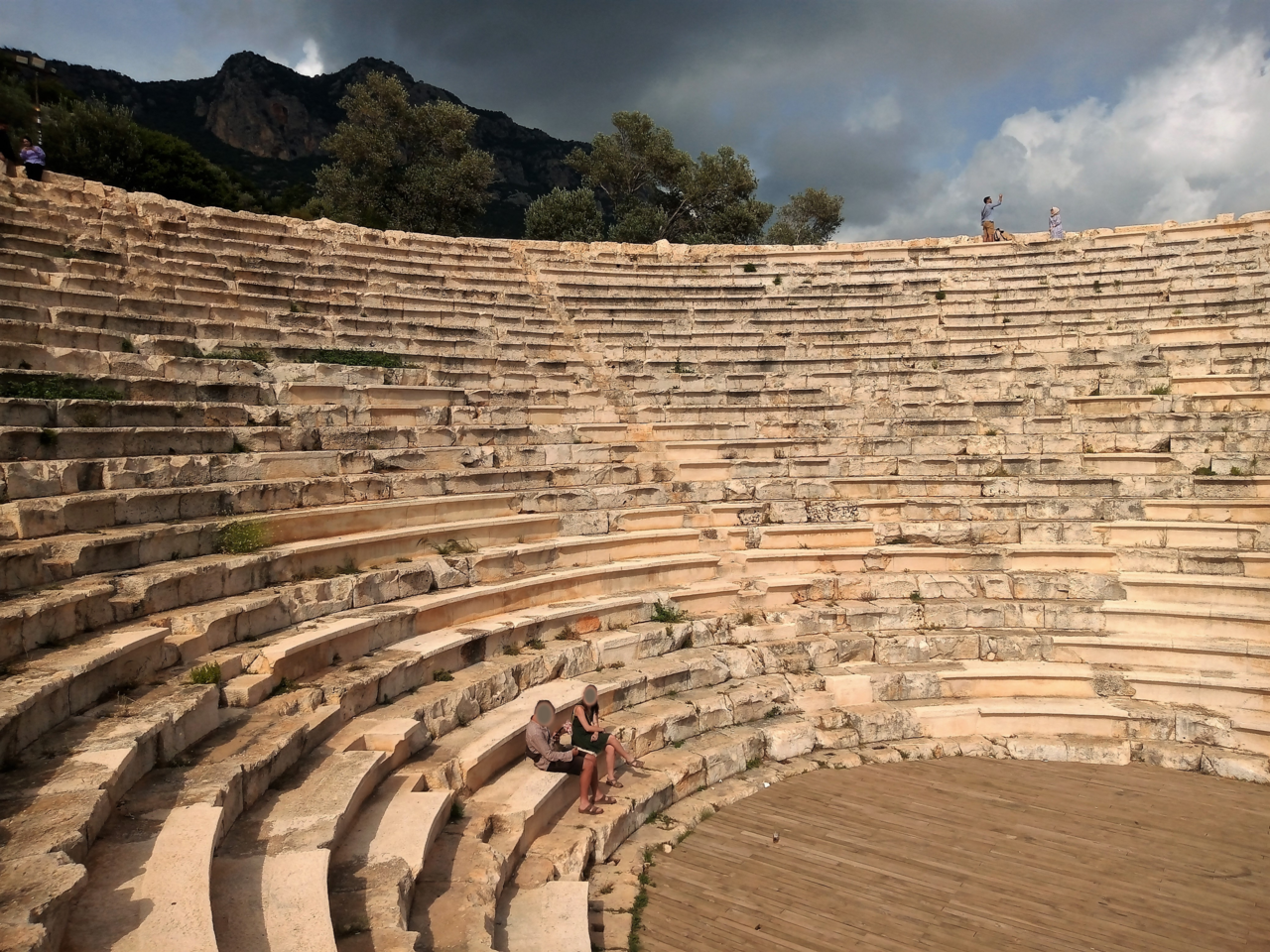Antiphellos Antik Tiyatrosu fotoğrafı
