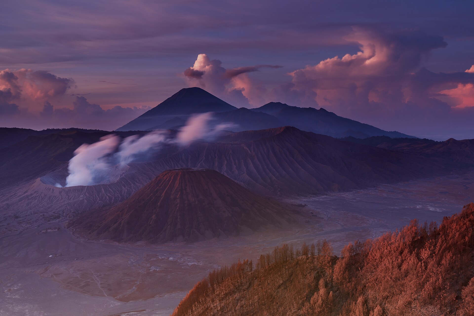 A photograph of Indonesia