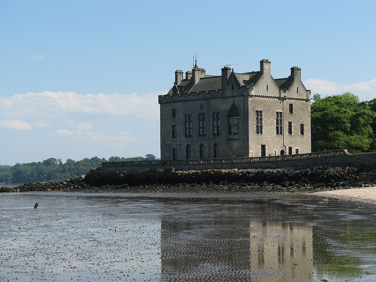 A photograph of Barnbougle Castle