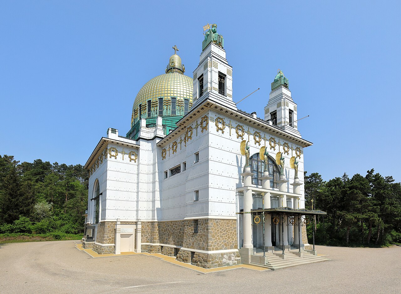 A photograph of Kirche am Steinhof