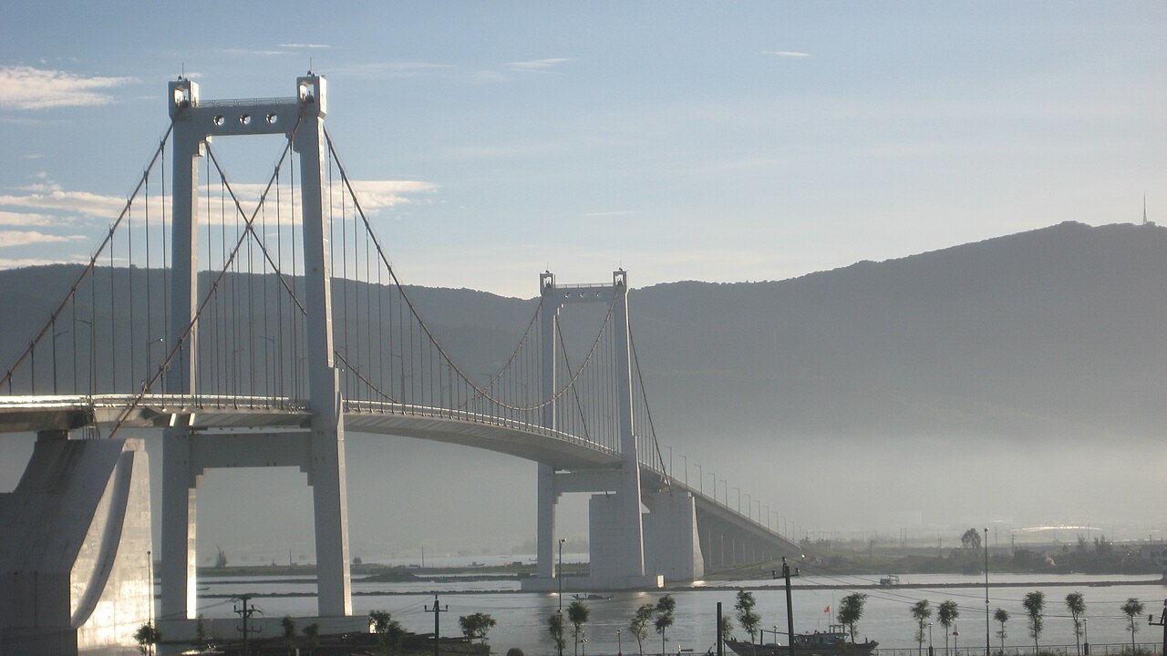 A photograph of Thuan Phuoc Bridge