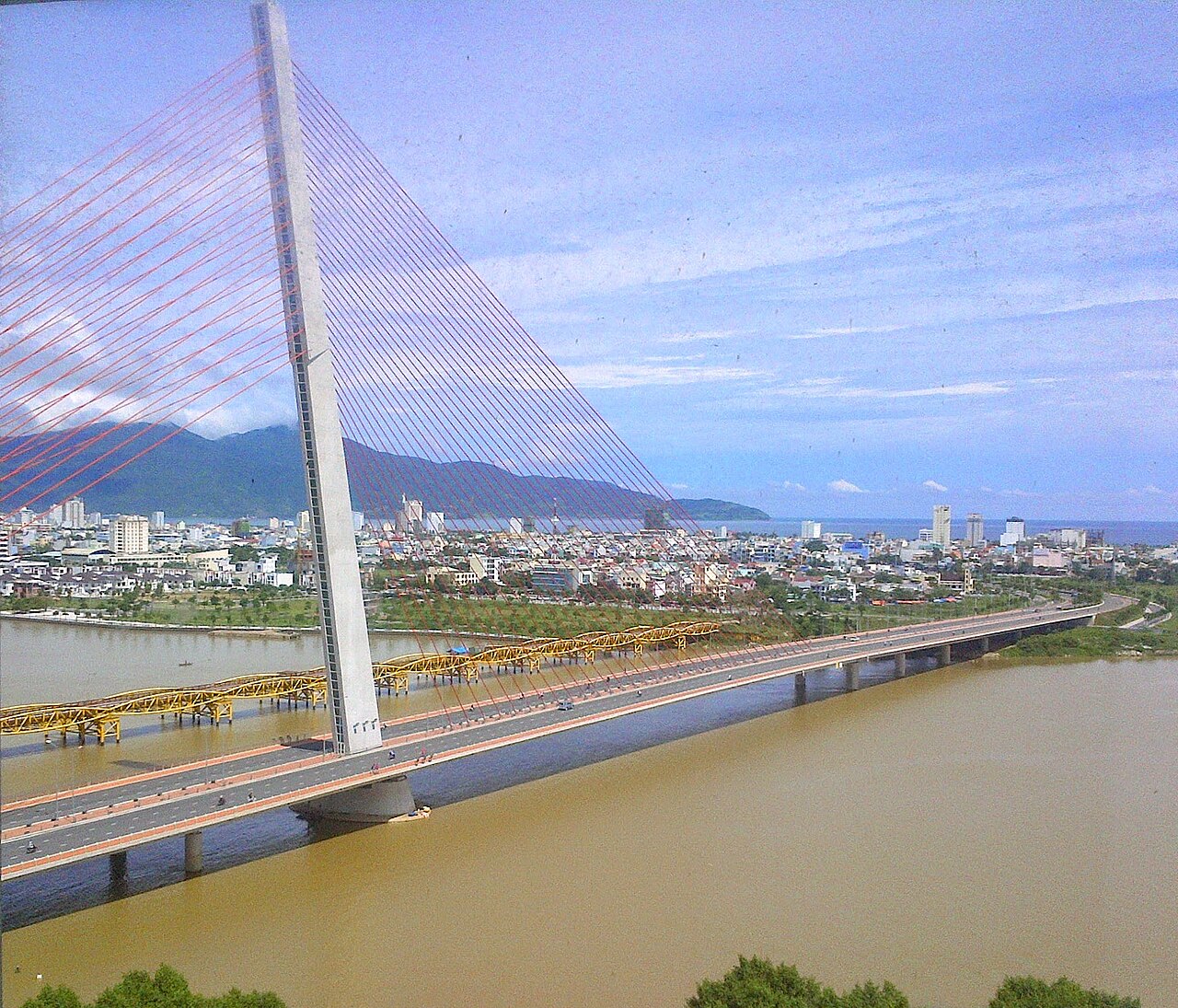 A photograph of Tran Thi Ly Bridge