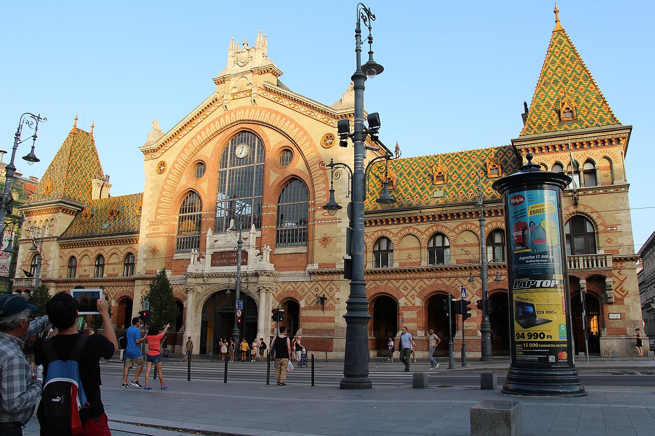 Una fotografía de Mercado Central de Budapest