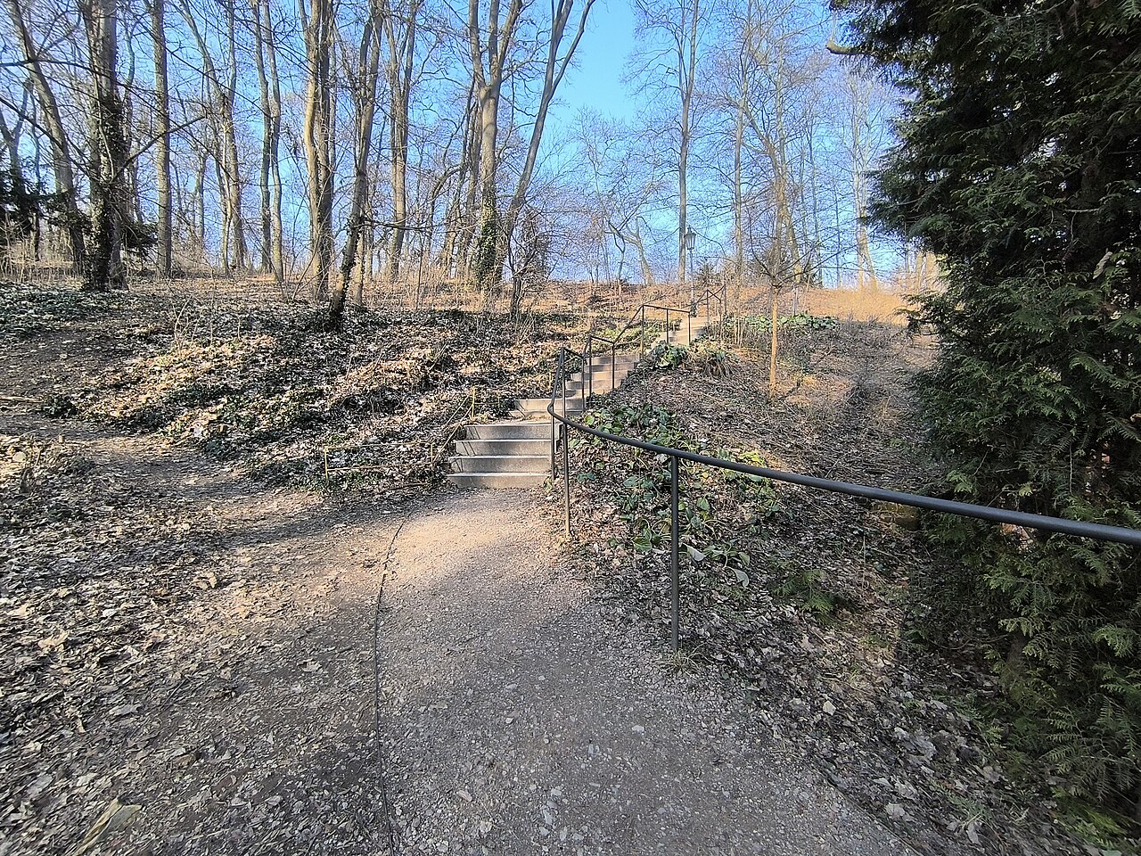 A photograph of Břevnov Monastery garden