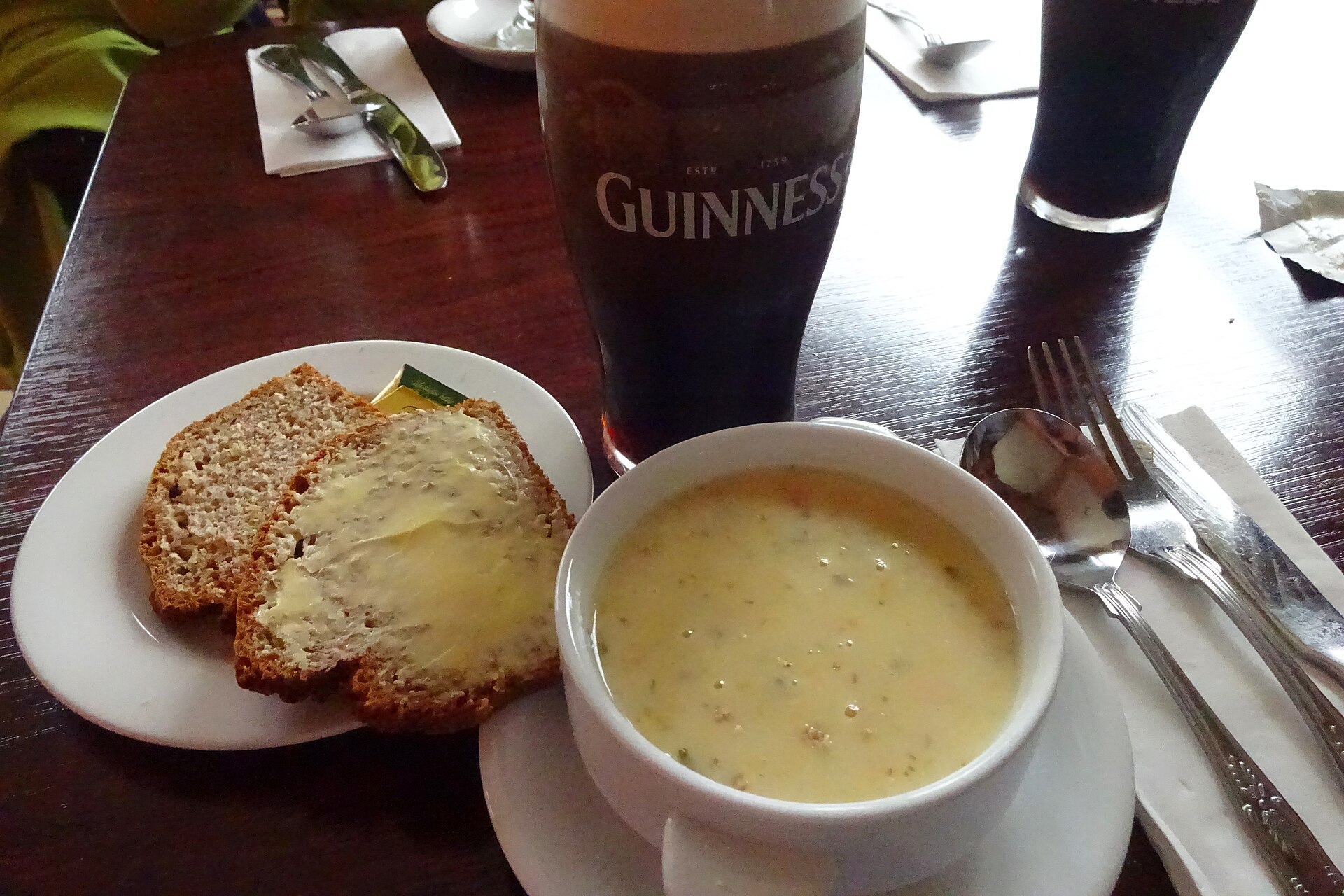 Seafood chowder — representative photo