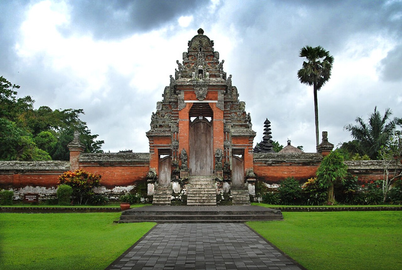 A photograph of Taman Ayun Temple