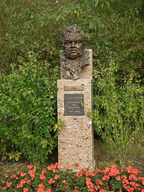 Leon Askin monument, Türkenschanzpark