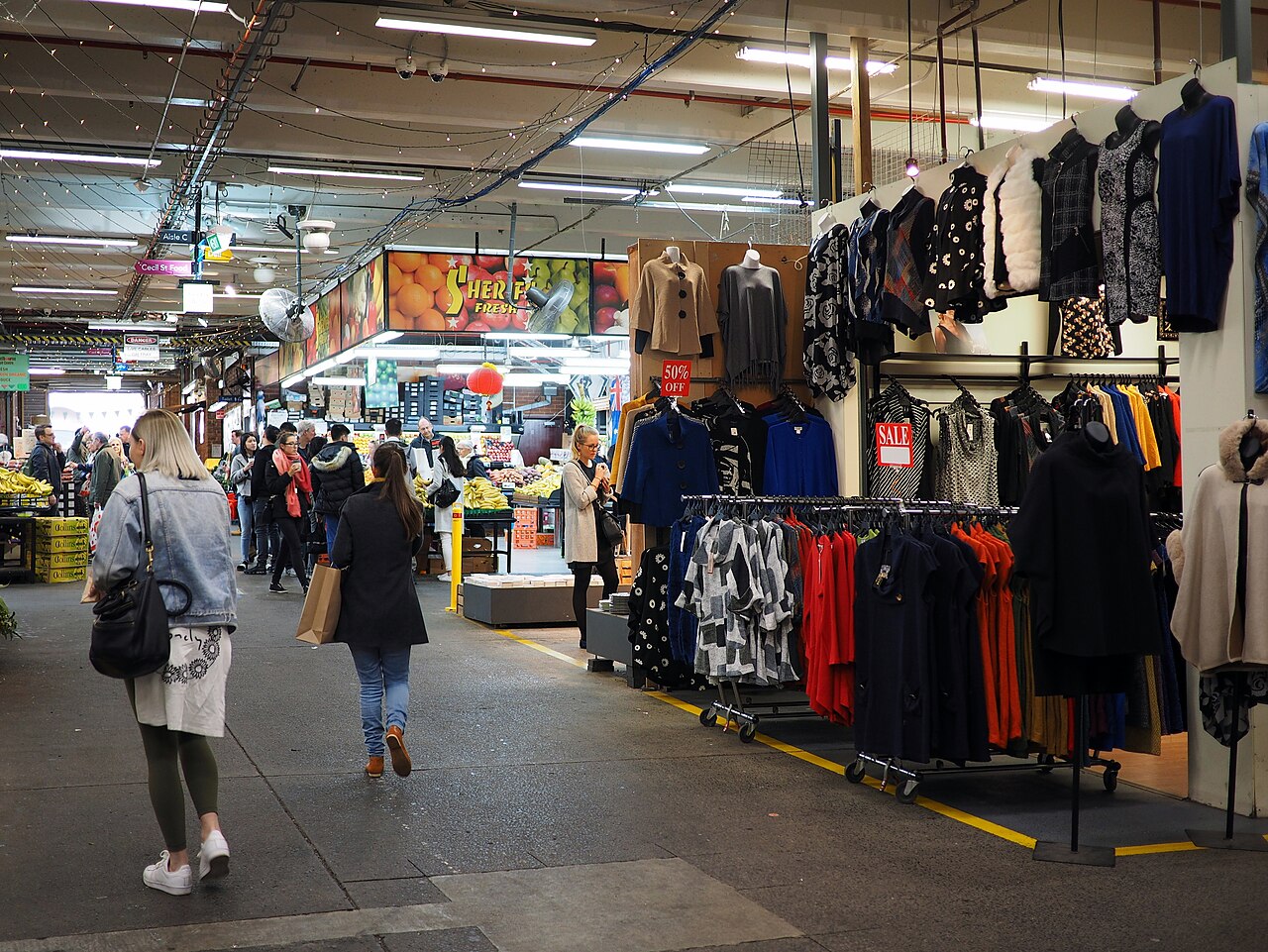 Ein Foto von South-Melbourne-Markt