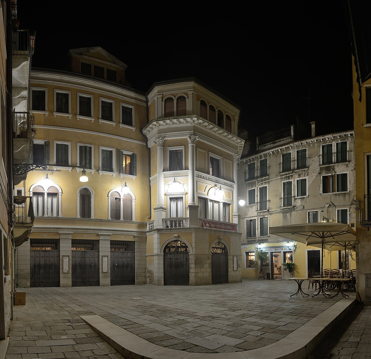 A photograph of Teatro Malibran