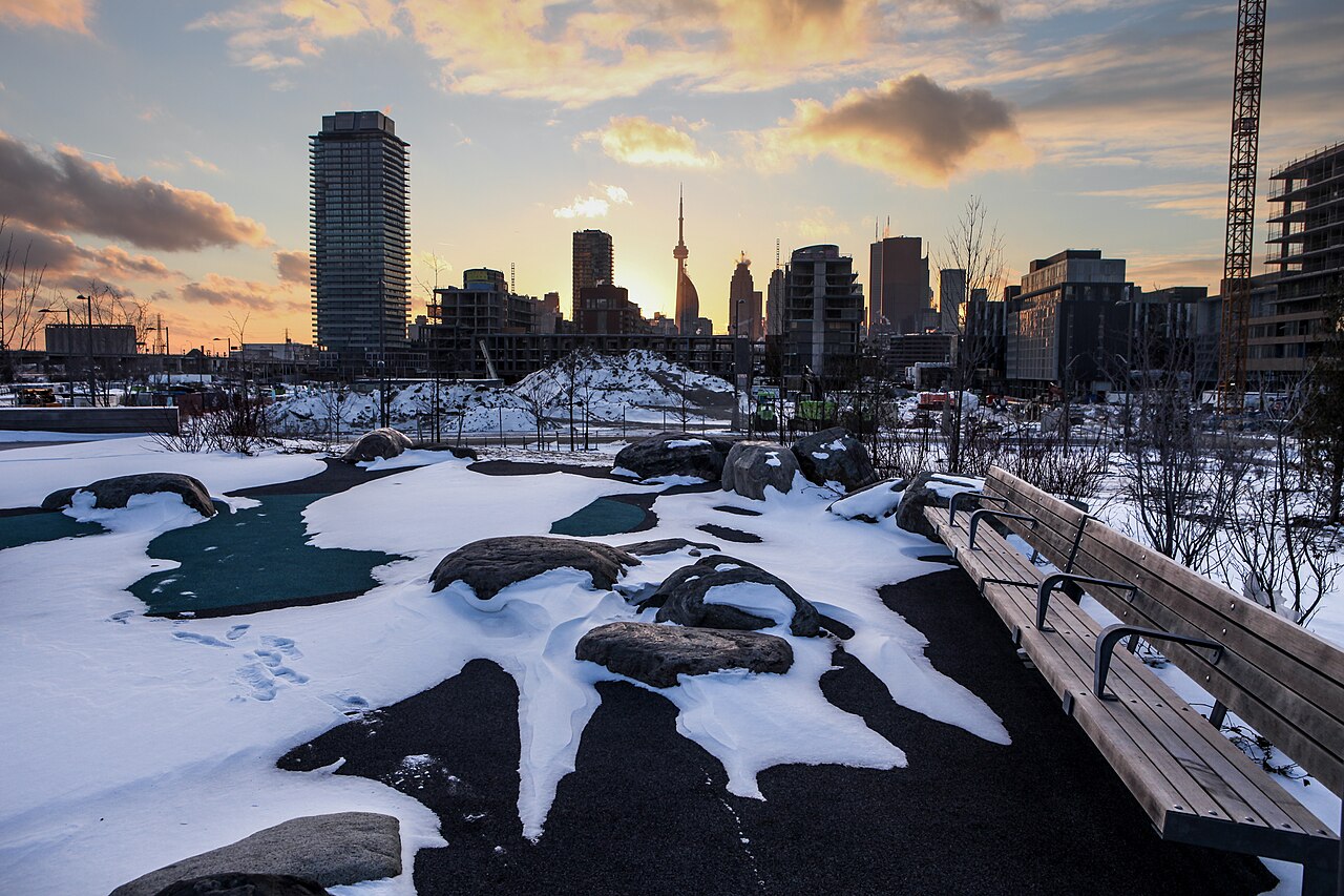 Una fotografía de Corktown Commons