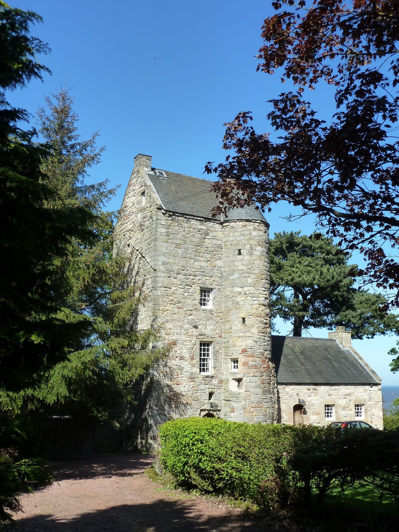 A photograph of Cramond Tower