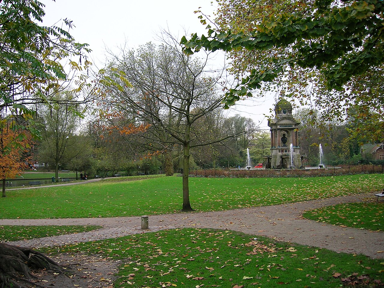 Uma fotografia de Sarphatipark