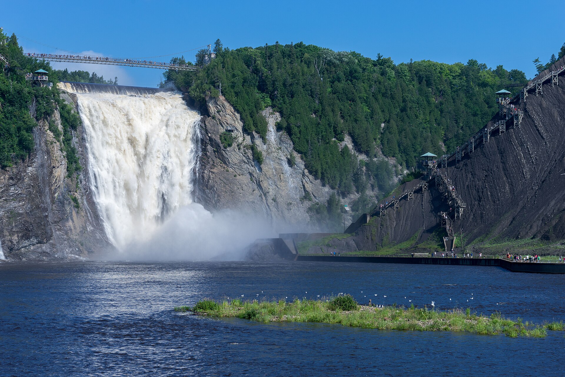 Una fotografia di Cascate di Montmorency