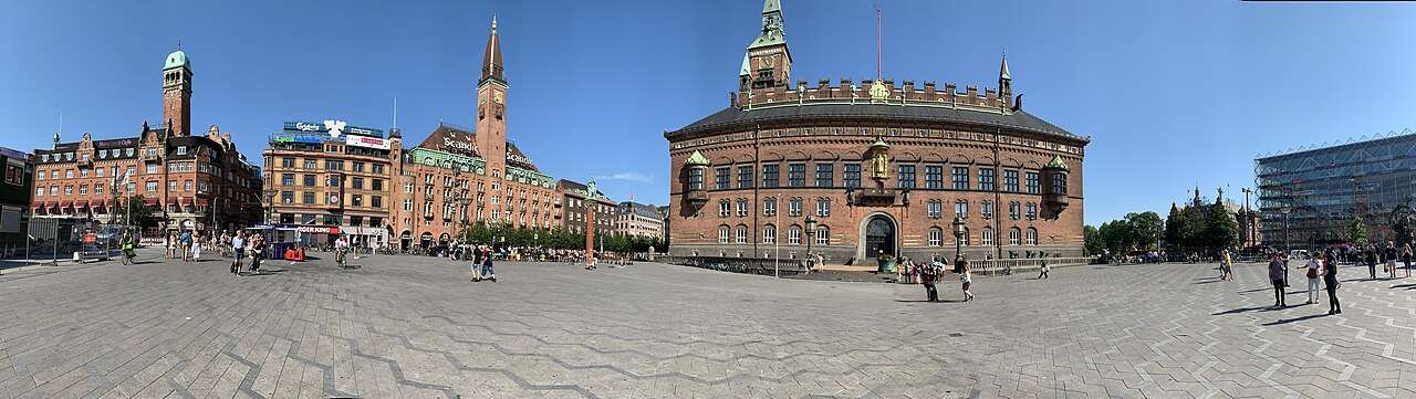 A photograph of City Hall Square