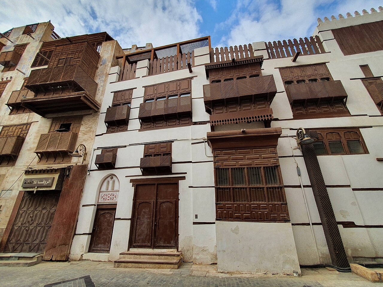 A photograph of Old Jeddah