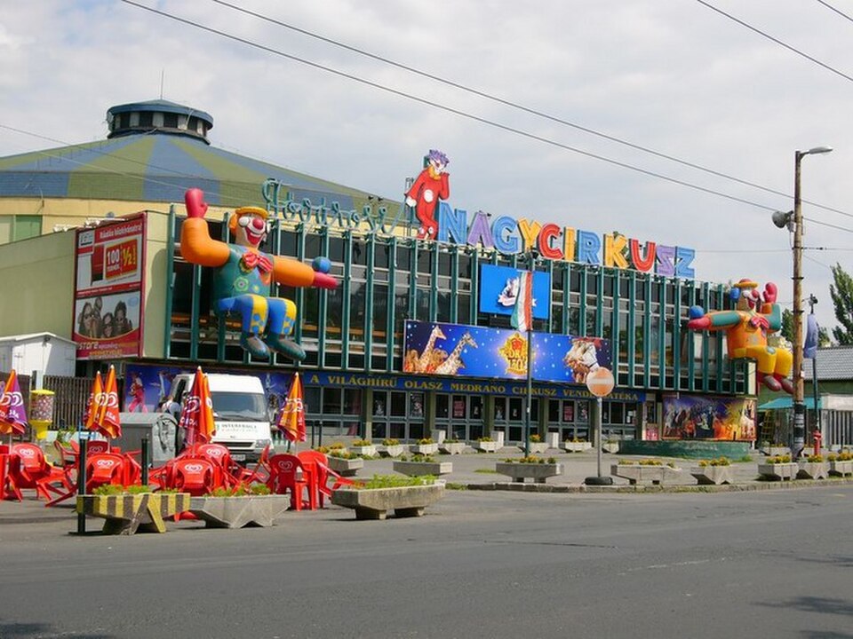 A photograph of Budapest Circus