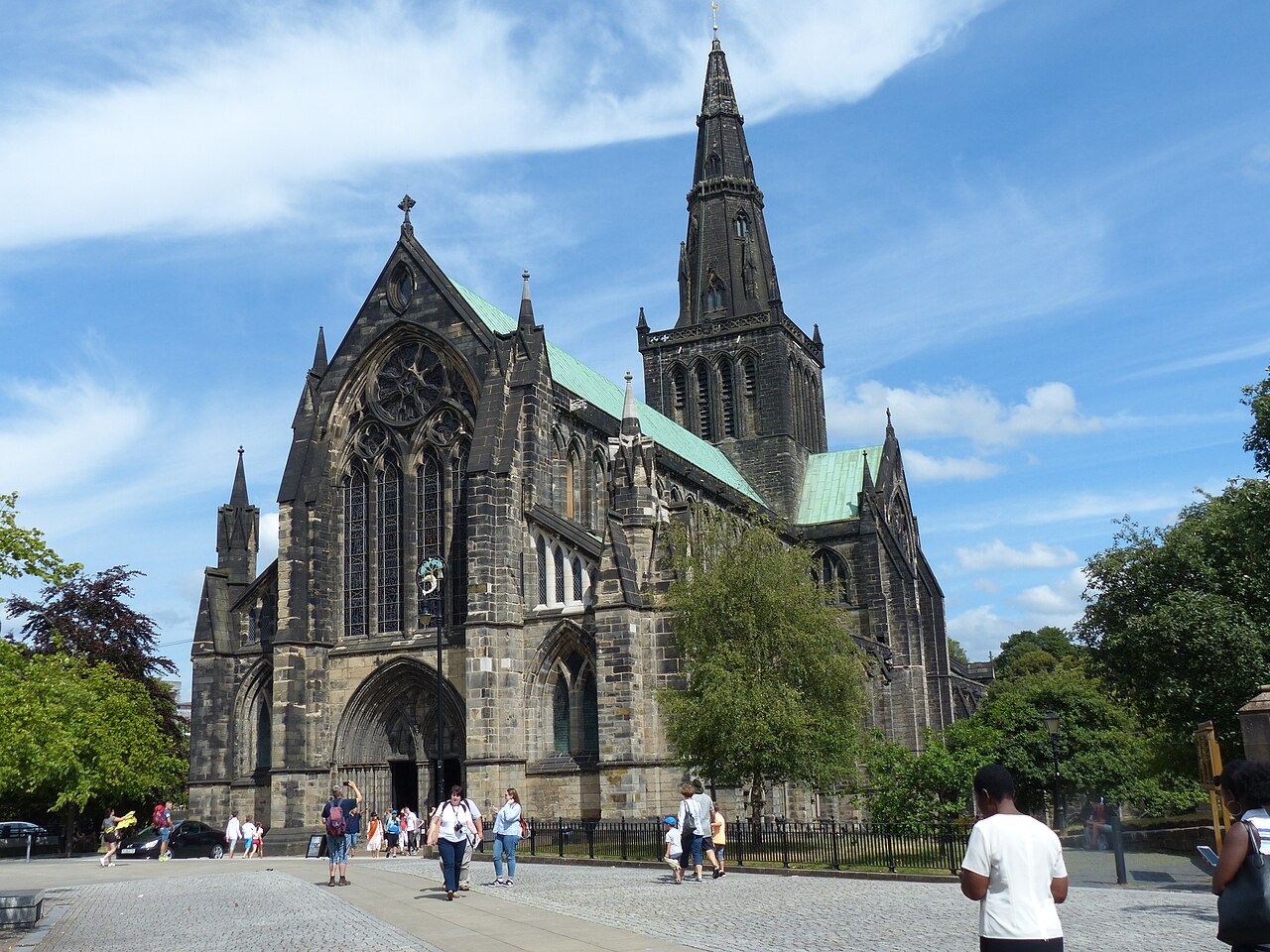 A photograph of Glasgow Cathedral